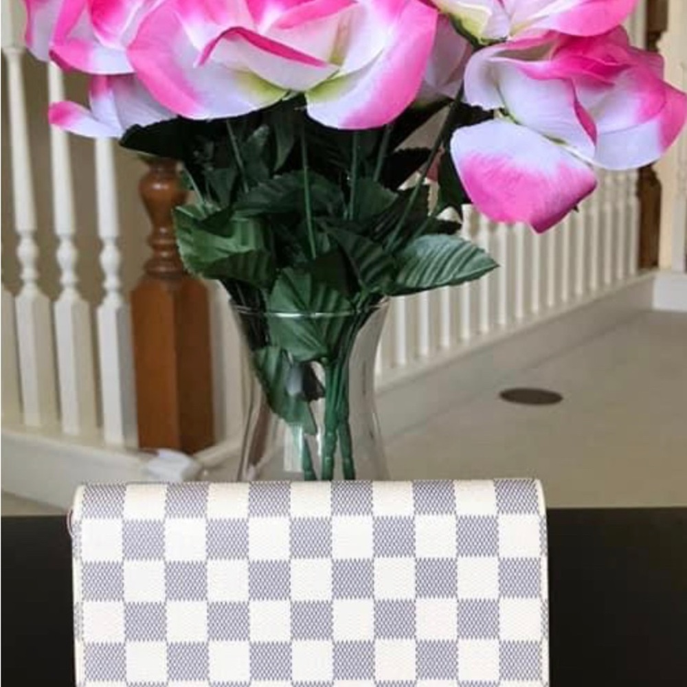 🌸💯Authentic LOuis Vuitton Girolata Bag & Emilie Wallet Bundle in Damier Azur🌸 - Picture 12 of 16